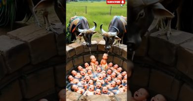 Incroyable ! Des paons se transforment en buffles !