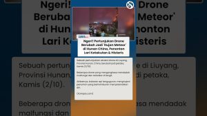 Incroyable : Un spectacle de drones se transforme en 'pluie de météores' en Chine !