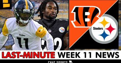 Infos de dernière minute : Steelers affaiblis contre les Bengals