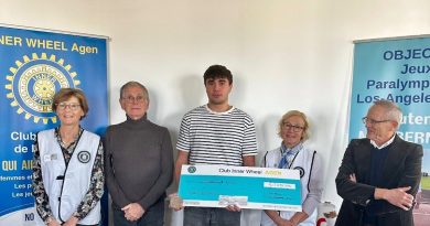 Inner Wheel Agen soutient Milo Bernard, espoir paralympique, avec une marche solidaire et un don