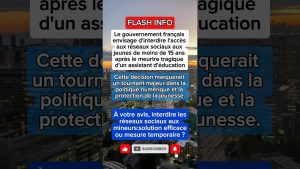 Interdiction des réseaux sociaux avant 15 ans en France ?