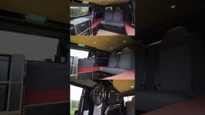 🚐 Intérieur U inédit du VW Transporter avec ceintures de sécurité