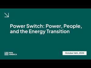 Interrupteur Énergétique : Pouvoir, Sociétés et Transition