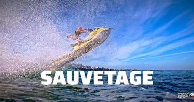 Intervention des pompiers à Saint-Malo lors des grandes marées