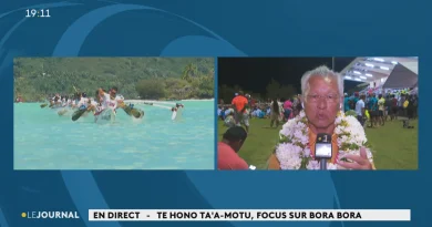 Invité du JT: Gaston Tong Sang, un tavana "fier" d'organiser la 'Aere, course de pirogues réservée à Bora Bora
