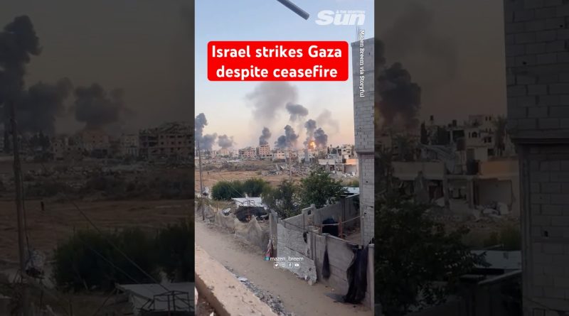 Israël intensifie ses frappes sur Gaza malgré le cessez-le-feu