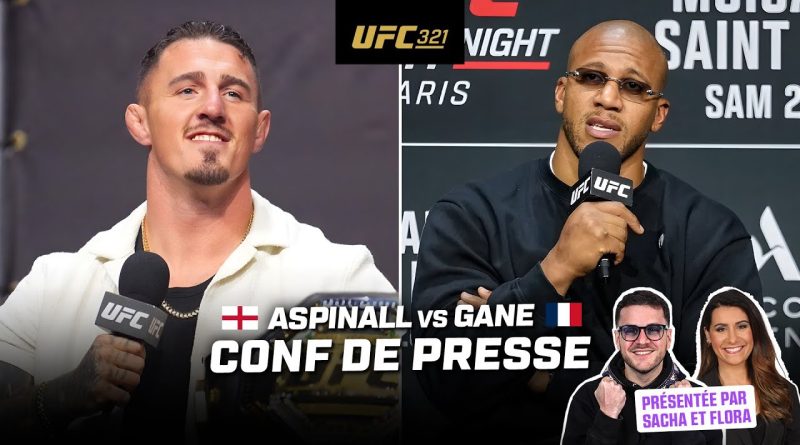 J-2 avant GANE vs ASPINALL : Conférence UFC 321 en direct !