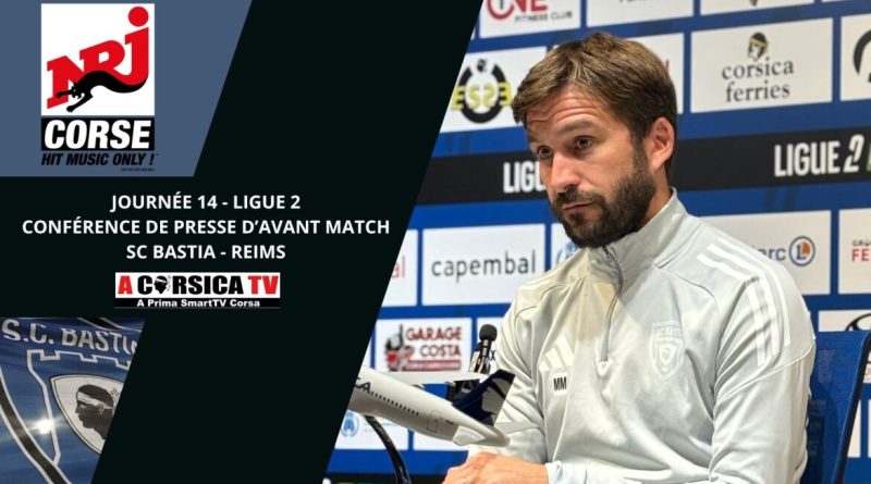 J14 / SC BASTIA - REIMS : Conférence de presse d'avant match de l'entraîneur Michel MORETTI.