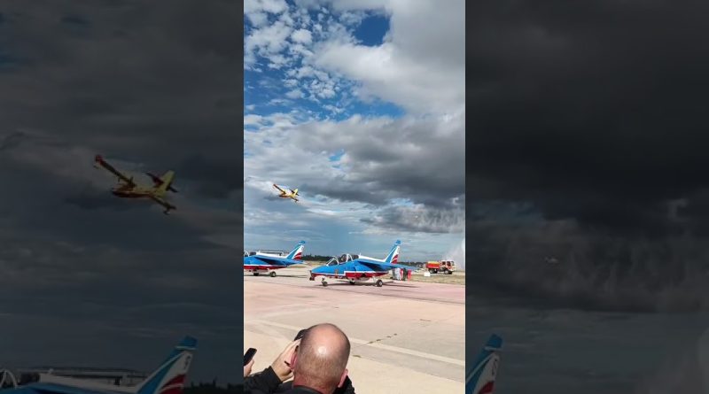 JPO Sécurité Civile : Démonstration de Largage d'un Canadair