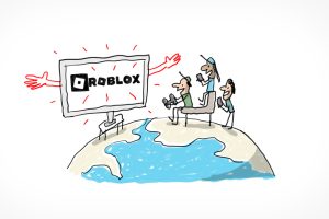 Des enfants du monde entier jouent à Roblox.