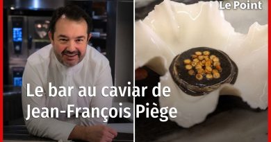 Jean-François Piège : Recette du bar au caviar