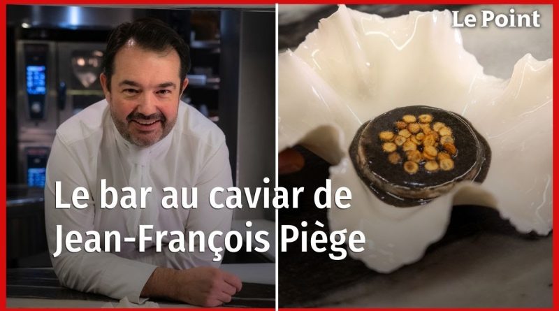 Jean-François Piège : Recette du bar au caviar