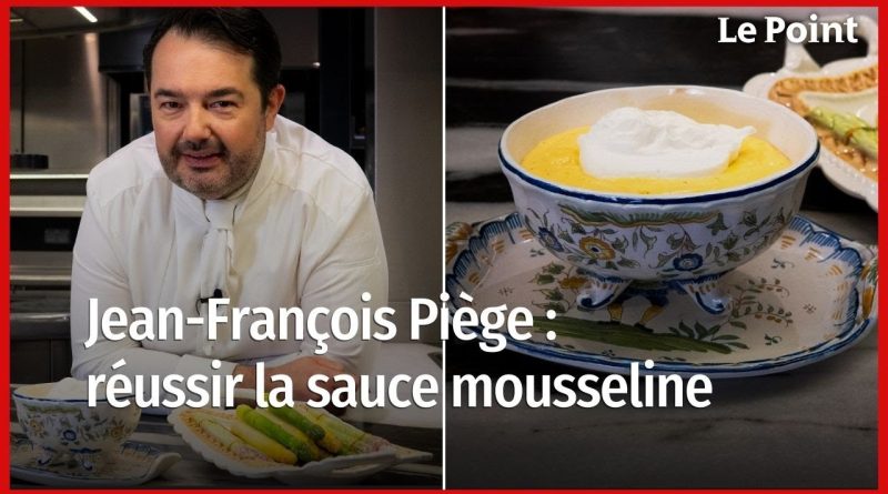 Jean-François Piège : maîtriser la sauce mousseline