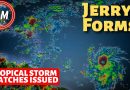 Jerry devient un ouragan : caméras en direct des Caraïbes