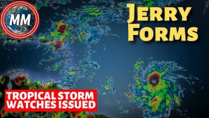 Jerry devient un ouragan : caméras en direct des Caraïbes