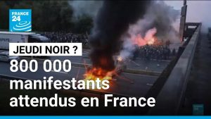 Jeudi noir en France : 800 000 manifestants prévus