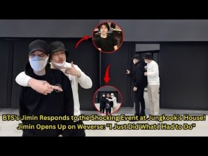 Jimin réagit à l'incident surprenant chez Jungkook !