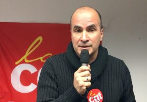 José Aviles, secrétaire général de l’UD CGT du Doubs © Hélène Loget