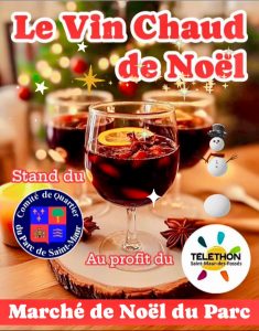 đđ
đŒ Jour J-5 semainesâš ĂvĂ©nement dans lâĂ©vĂ©nement, le ComitĂ© de Quartier du Parc de Saint Maur vous accueillera sur son stand, Ă lâoccasion du MarchĂ© de NoĂ«l du Parc , pour un Vin Chaud, un chocolat chaud, un cafĂ© ou une boisson fraĂźche, vendus au profit du TĂ©lĂ©thon Saint Maur des FossĂ©s 2025. Retrouvez nous sur notre stand samedi 20 dĂ©cembre de 14h Ă 19h et dimanche 21 dĂ©cembre de 14h Ă 18h, au Temple, 42 avenue Joffre. Câest un NoĂ«l rĂ©confortant qui se prĂ©pare dans notre quartier du Parc de Saint-Maur. Notre association partenaire du MarchĂ© de NoĂ«l du Parc, aux cĂŽtĂ©s de lâassociation JCP Jeunesse et culture protestante, soutient le TĂ©lĂ©thon Saint-Maur et Ă 5 semaines de NoĂ«l, votre gĂ©nĂ©rositĂ© sera le plus beau des cadeaux fait Ă la recherche contre les maladies rares⊠à noter dans vos agendas, Venez nombreux ! | ComitĂ© de Quartier du Parc de Saint Maur
