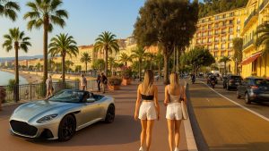 Journée de Luxe à Nice : Promenade Élégante au Coucher de Soleil