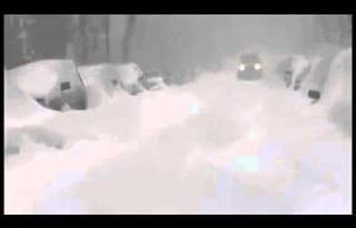 Joyeuse première tempête de neige.