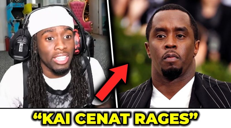 Kai Cenat en colère après des rumeurs de lien avec Diddy