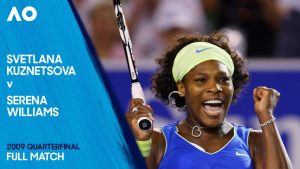 Kuznetsova vs Williams : Quart de finale Open d'Australie 2009