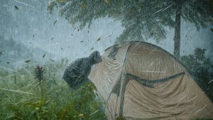 LA PIRE TEMPÊTE DE PLUIE EN CAMPING ! 🌧️