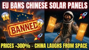L'UE interdit les panneaux solaires chinois : prix en hausse de 300%