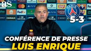 LUIS ENRIQUE : Conférence de presse après PSG 5 - Tottenham 3