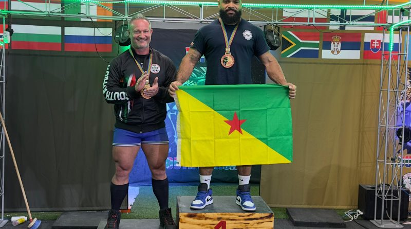 La Guyane brille avec trois titres de champion du monde de powerlifting