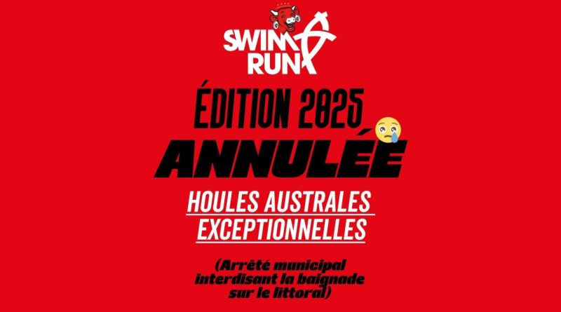 La Swimrun Réunion 2025 annulée en raison de la forte houle