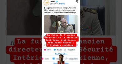 La fuite de l'ex-directeur de la Sécurité algérienne Haddad