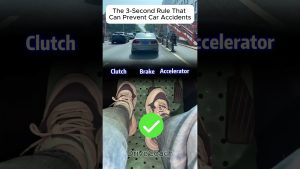 La règle des 3 secondes pour éviter les accidents de voiture