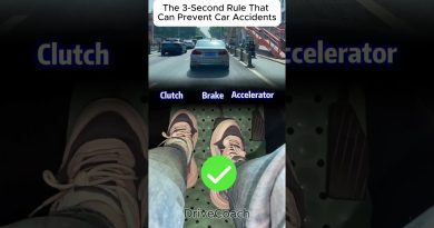 La règle des 3 secondes pour éviter les accidents de voiture