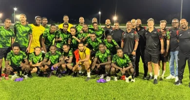 La sélection de Martinique de football en stage avant d'affronter Cuba et la République dominicaine