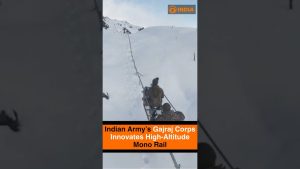 Le Corps Gajraj de l'Armée Indienne innove avec un Monorail en Altitude