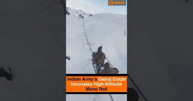 Le Corps Gajraj de l'Armée Indienne innove avec un Monorail en Altitude