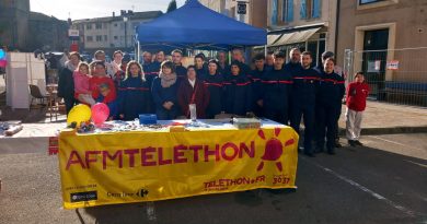 Les pompiers organisateurs et leurs partenaires ont assuré le succès du téléthon 2024