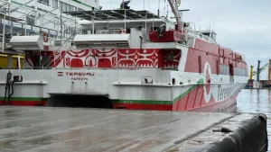 Le Terevau à quai, des factures de gazole n'ont pas été réglées