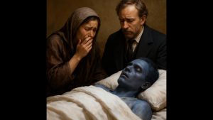 Le Visage Violet-Gris de la Mort