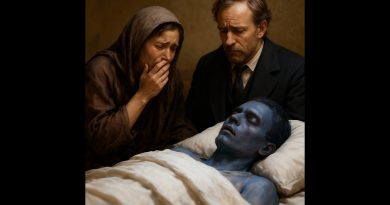 Le Visage Violet-Gris de la Mort