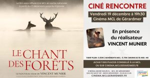 « Le chant des forêts » (dès 8 ans) en présence du réalisateur Vincent Munier