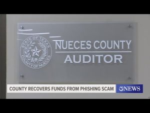 Le comté récupère des fonds d'une arnaque par phishing