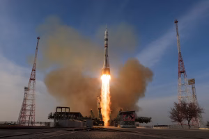 Le cosmodrome de Baïkonour endommagé après le lancement d'une fusée Soyouz avec équipage russo-américain