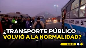 Le transport public à Lima retrouve sa normalité après le PARO