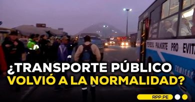 Le transport public à Lima retrouve sa normalité après le PARO