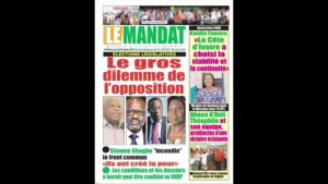 Législatives 2025 : L'opposition face à un dilemme crucial