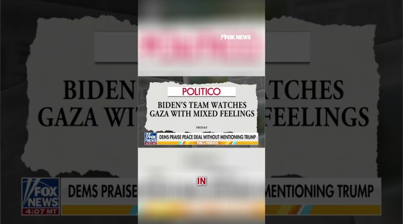 L'équipe Biden critique l'accord de paix de Trump