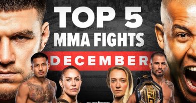 Les 5 combats incontournables de décembre 2025